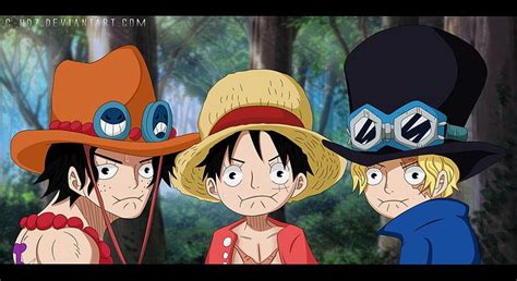 Anime, One Piece, Monkey D. Luffy, Portgas D. Ace, Sabo (One Piece) HD wallpaper | Ace sabo ...