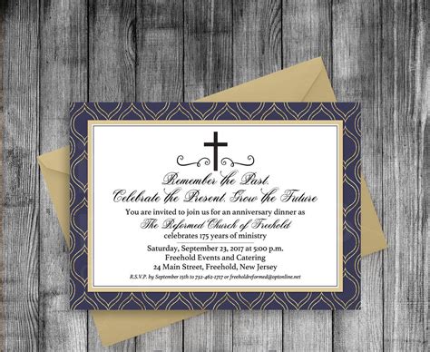 Invitation Letter To Church Anniversary