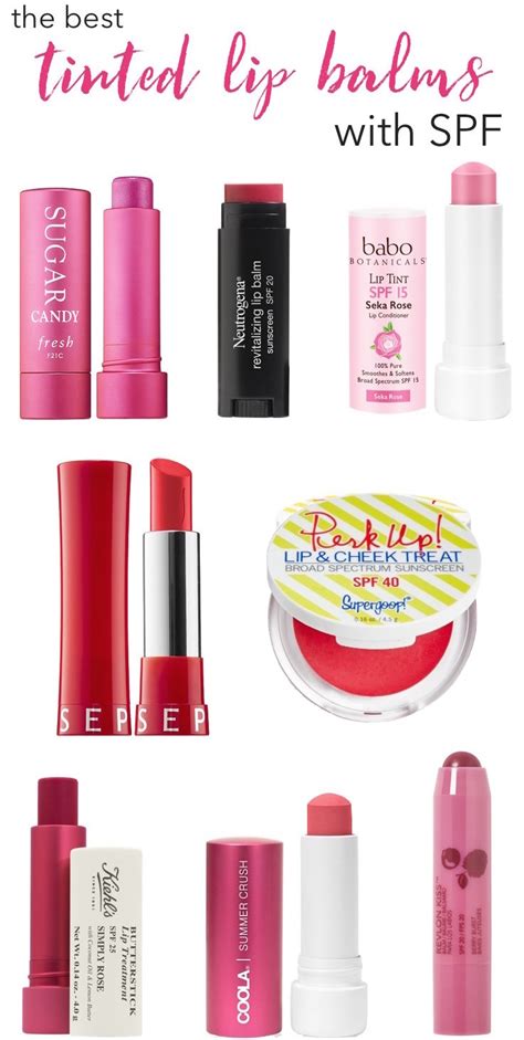 Protect & Perfect! Best Tinted Lip Balms With SPF