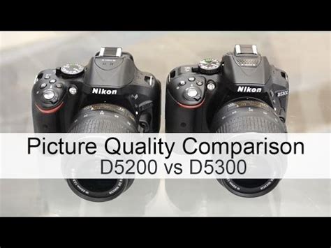 Nikon D5200 vs Nikon D5300 Picture Quality Comparison - YouTube