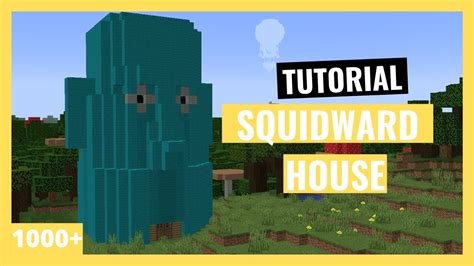 MINECRAFT SQUIDWARD HOUSE TUTORIAL | 1000+ BLOCKS - YouTube