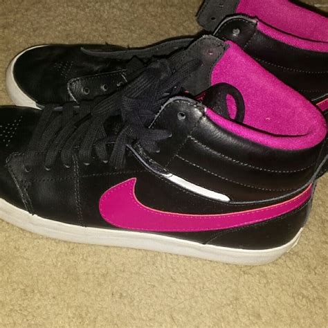 25% off Nike Shoes - Black and pink nike high tops from Anna's closet on Poshmark