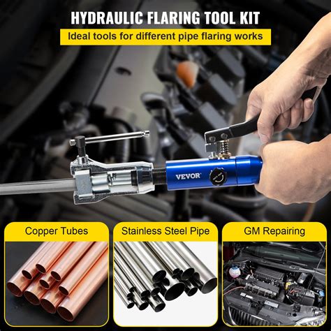 Hydraulic Flaring Tool Kit, 45ø Double Flaring Tool, Brake Repair Brake Flaring Tools for 1/4 ...