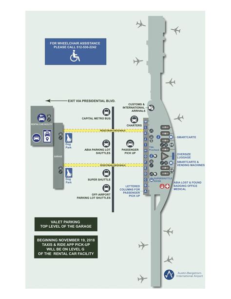 Austin-Bergstrom International Airport (AUS) Pet Relief Areas