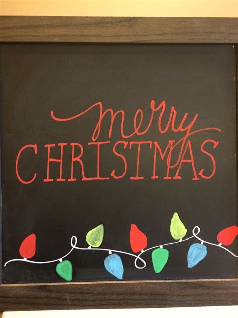 Christmas Chalkboard Drawings