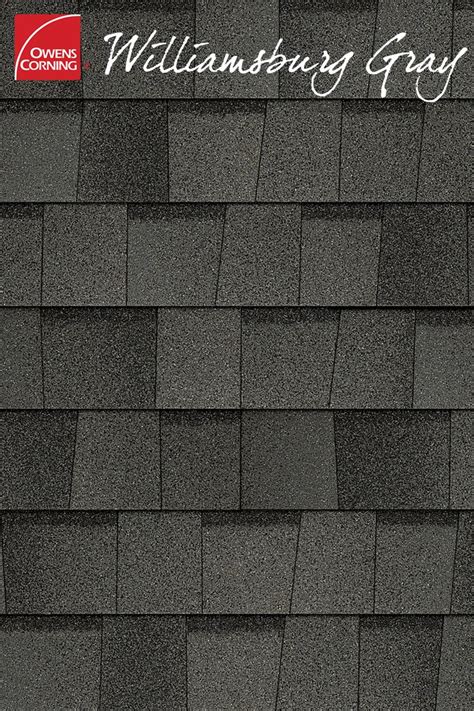 Willamsburg Gray | TruDefinition® Duration Shingles | Roof shingles, Shingle colors, Shingling