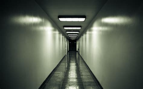 I like the eerie lighting and emptiness in the hallway. | hOSPITAL ...