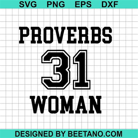 Proverbs 31 Woman Svg, She is clothed in strength and dignity Svg ...