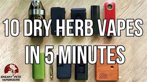 10 Dry Herb Vaporizers In 5 Minutes | How To Choose A Vaporizer ...