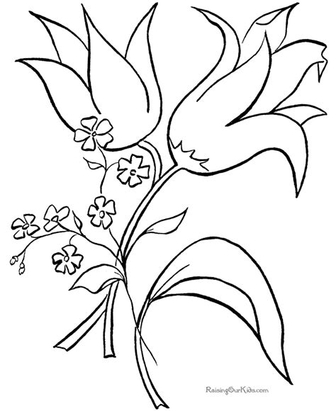 Flower Coloring Pages Printable - Flower Coloring Page
