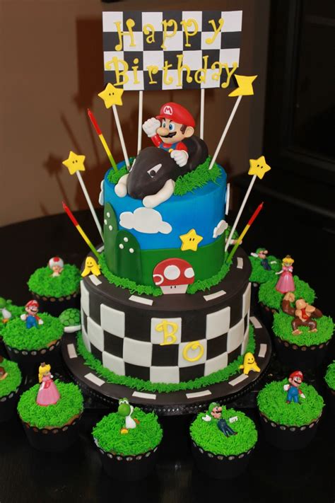 Super Mario Cake Decorations Near Me : Mario Kart Cake | yunahasnipico