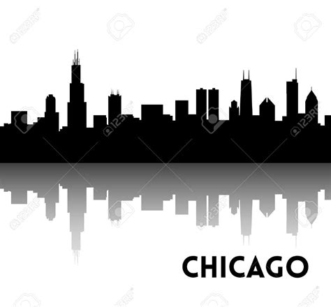 Chicago Skyline Outline Drawing at PaintingValley.com | Explore ...