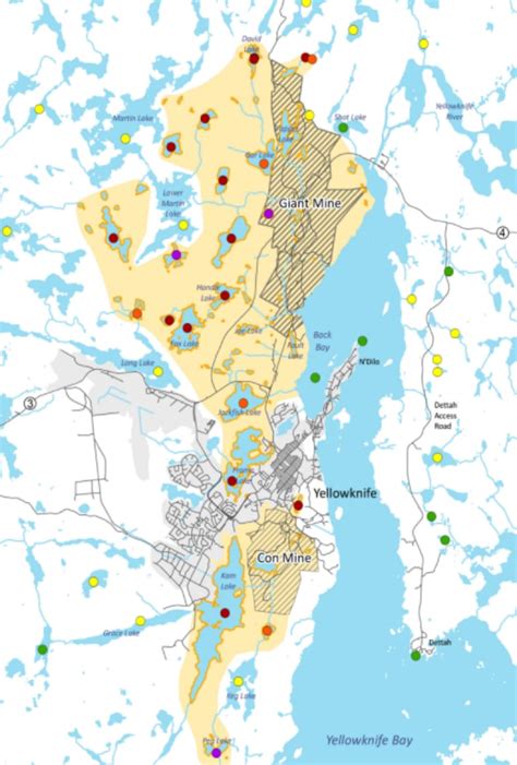 Yellowknife Map | Color 2018