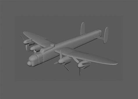 ArtStation - Lancaster Bomber