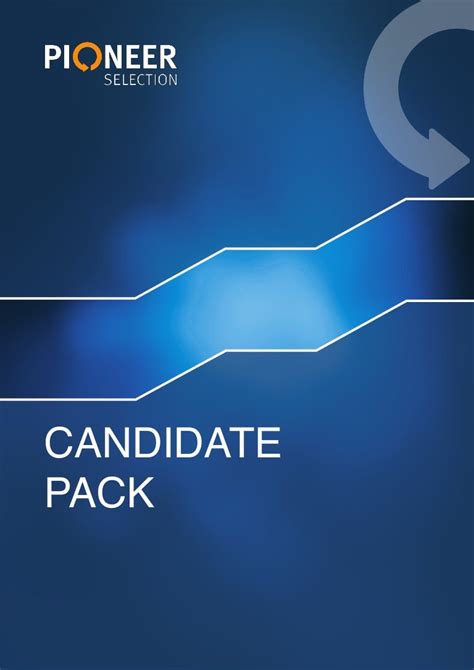 Pioneer Selection Recruitment Pack