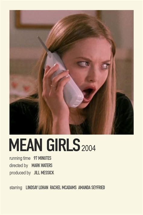 Iconic movies/ movie posters/ movie/ movie ideasIconic/ mean girls/ 2000s/ 2000s movie | Girl ...