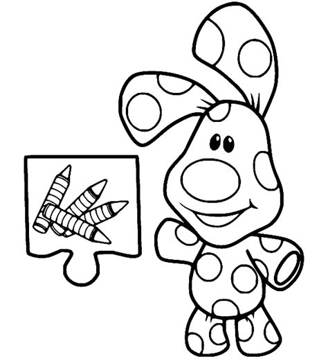 Blue's Clues Coloring Pages Printable for Free Download