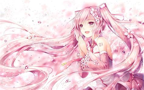 Sakura Miku Wallpapers - Top Free Sakura Miku Backgrounds - WallpaperAccess