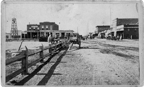 Carson City in 1863, looking south on Carson Street towards the Ormsby House Hotel with Plaza on ...