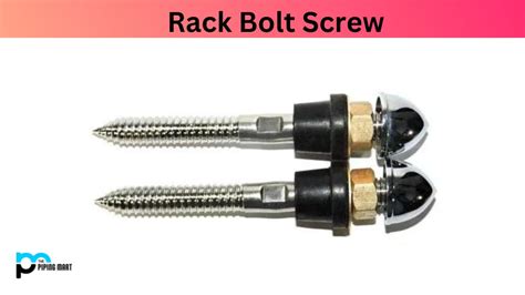 5 Types of Rack Bolt Screw and Their Uses