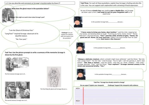 ACC Stave 2 Scrooge's Transformation | Teaching Resources