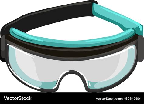 Work safety glasses cartoon Royalty Free Vector Image