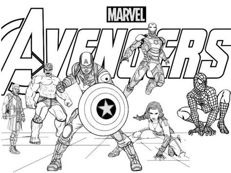 Marvels The Avengers Coloring Page for Fans | Avengers coloring, Captain america coloring pages ...