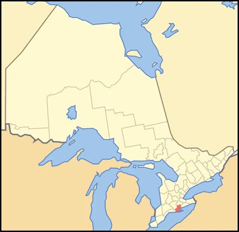 Map of Ontario Norfolk • Mapsof.net