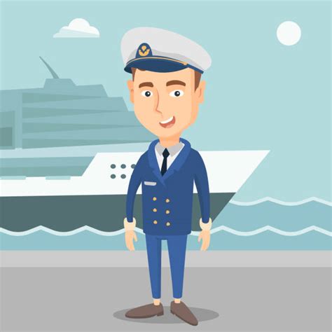 Royalty Free Cruise Ship Captain Uniform Cartoons Clip Art, Vector Images & Illustrations - iStock