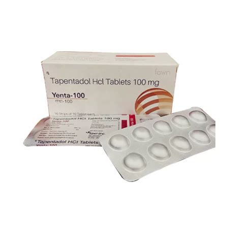 Yenta 100 Mg | Tapentadol Brand Name | At Very Cheap Price