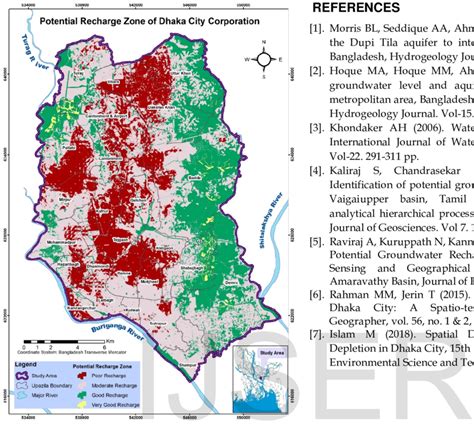 Potential Zones for Natural Groundwater Recharge | Download Scientific ...