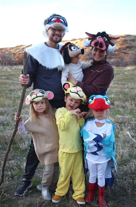 Lion King costumes | Lion king costume, Family halloween costumes, Family costumes