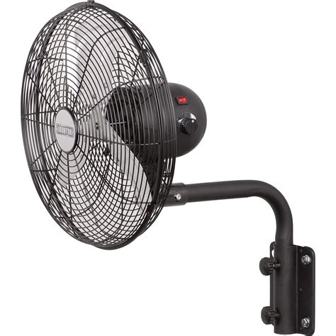 Ironton Oscillating Wall-Mounted Garage Fan — 14in., 1/30 HP, 2600 CFM ...