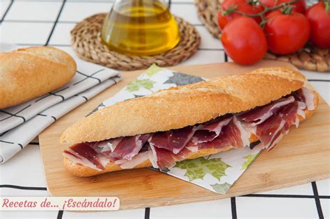 13 Recetas de Bocadillos y sándwiches - Recetas de Escándalo