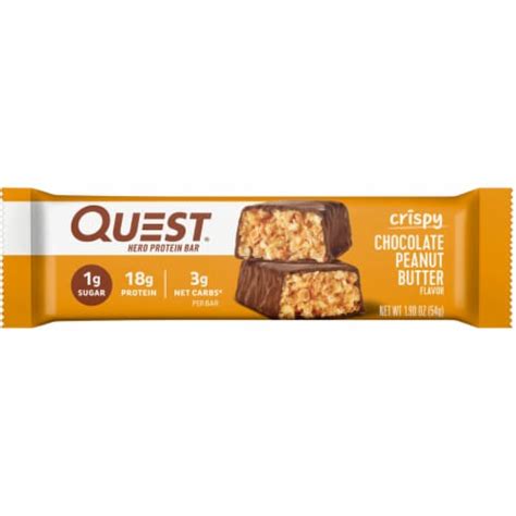 Quest Crispy Chocolate Peanut Butter Protein Bars, 1 ct - Fred Meyer