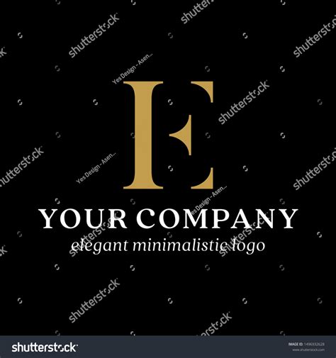 Elegant Abstract Letter E Logo Design Stock Vector (Royalty Free ...