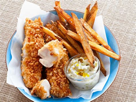 Baked Fish and Chips Recipe | Food Network Kitchen | Food Network