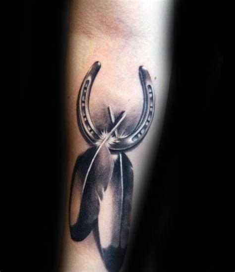 60 Horseshoe Tattoo Designs For Men - Good Luck Ink Ideas