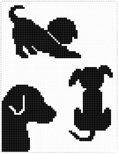 Pattern: Draped In Dogs Afghan - Evelyn And Peter Crochet | Crochet dog patterns, Crochet dog ...