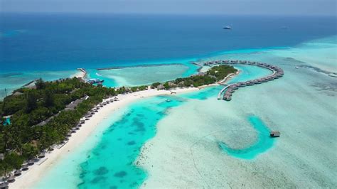 Aerial View Of Tropical Island Resort Hotel Stock Footage SBV-324553331 ...