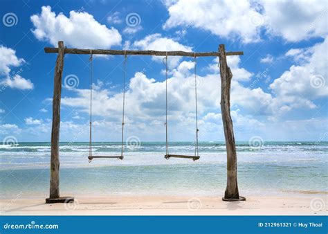 Beautiful Beach on Sunny Morning Stock Image - Image of holiday, climate: 212961321