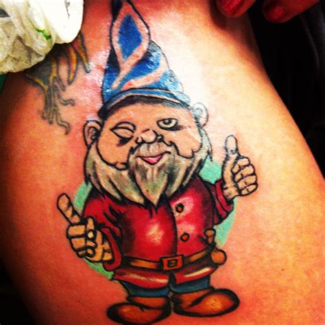 My gnome tattoo | Tattoos, Portrait tattoo, Tatting