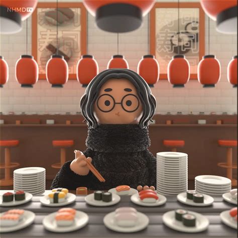 CONVEYOR BELT SUSHI by Nassima Hamidi on Dribbble