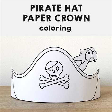 Pirate Hat Coloring Page