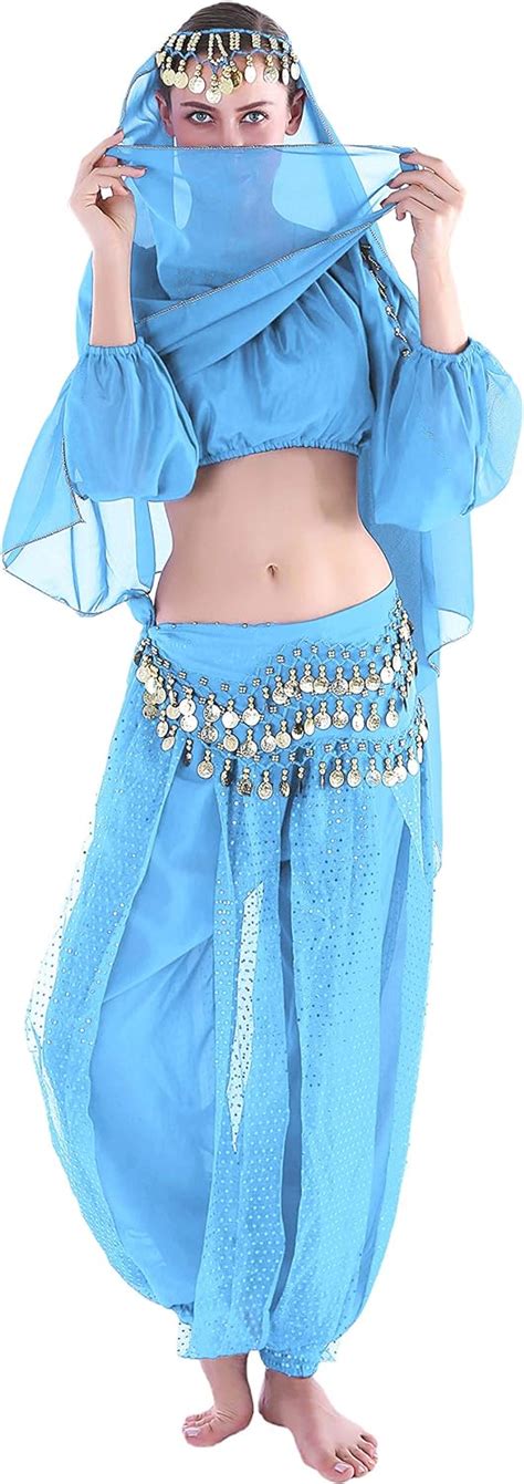 Genie Costume Jasmine Costume for Women Adult I Dream of Jeannie Costume Halloween Plus Size ...