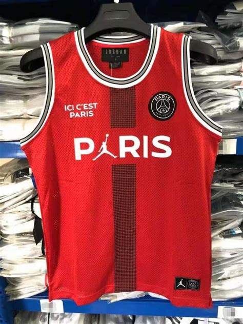 PSG x Jordan Basketball Jersey, Sports, Sports Apparel on Carousell