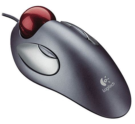 LOGITECH Corded Trackball Mouse, Optical, Dark Gray, USB/PS2 - 6PKP2|LOG910000806 - Grainger