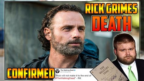 Rick Grimes Death CONFIRMED By Robert Kirkman! The Walking Dead News ...