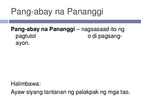 Pang Abay Na Panang Ayon Halimbawa - Coach Carvalhal