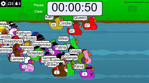 The new Duck Race is ready!!... - Online Stopwatch